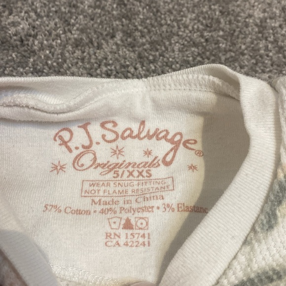 COPY - P J Salvage xxs size 5 waffle floral pyjama girls. In great condition. S… - Picture 3 of 4